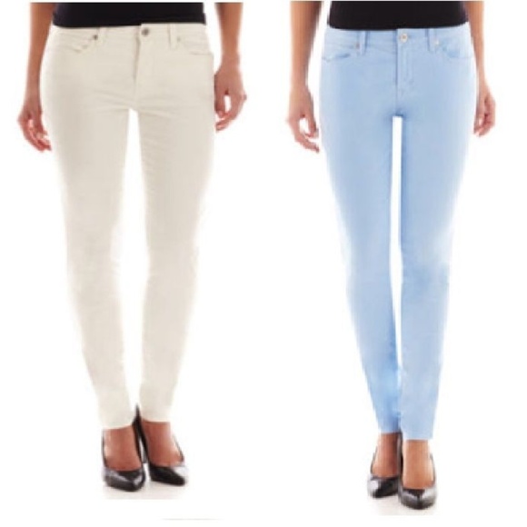 Nwt Jcpenney Skinny Corduroy Pants 
